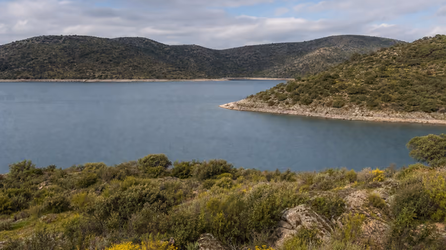 Recreación visual de Embalse del Torcón en Navahermosa, Toledo.
