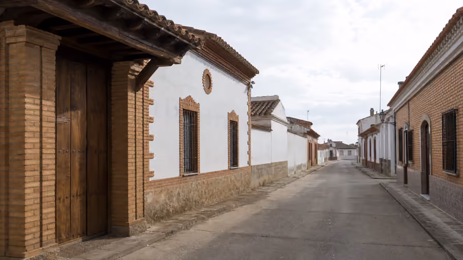 Recreación visual de Casco antiguo de Azaña en Numancia de la Sagra, Toledo.