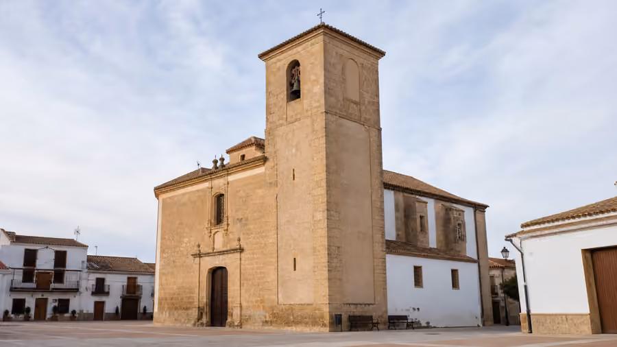 Recreación visual de Iglesia de Santa María Magdalena en Ossa de Montiel, Albacete.