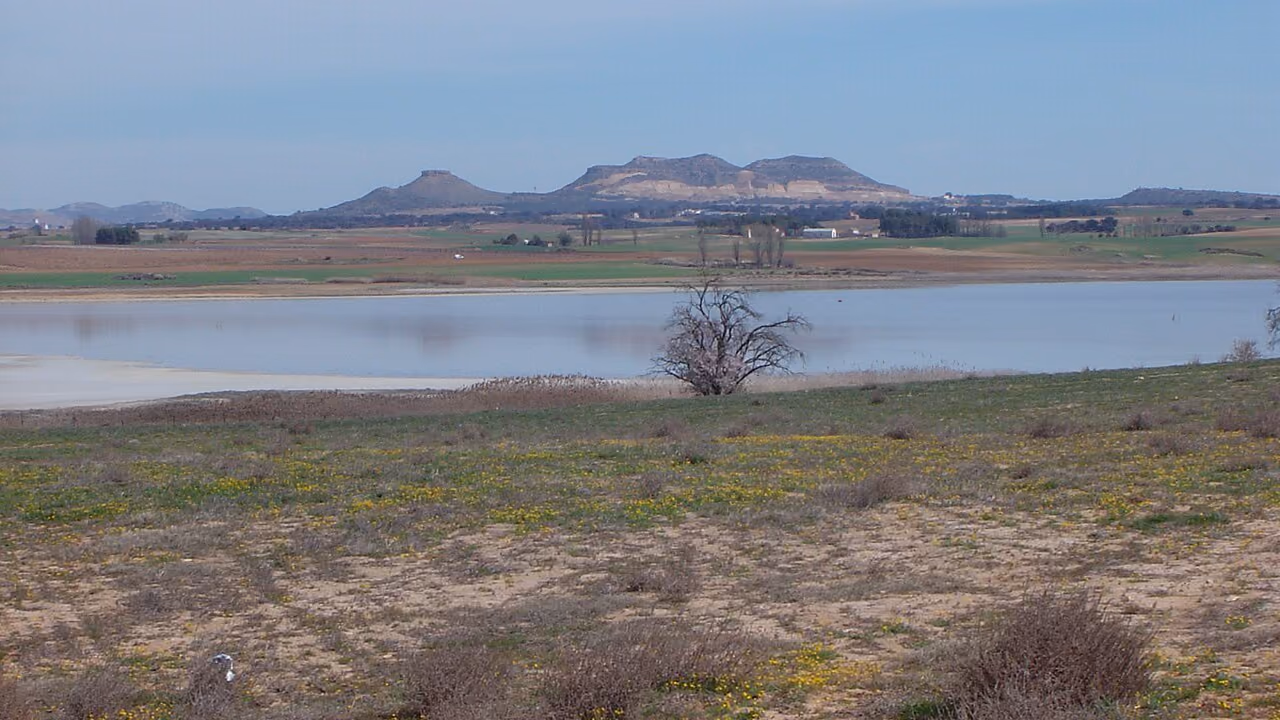 Laguna Salada de Pétrola en Pétrola, Albacete.