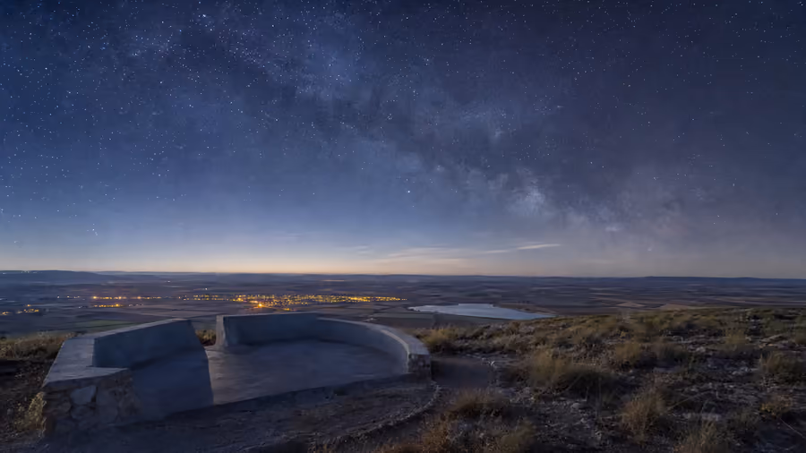 Recreación visual de Mirador Starlight en Pétrola, Albacete.