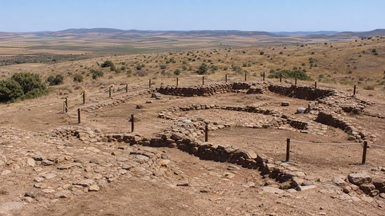 Recreación visual de Castillejo del Bonete en Terrinches, Ciudad Real.