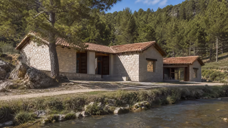 Recreación visual de Centro de Interpretación Casa de la Herrería en Vega del Codorno, Cuenca.