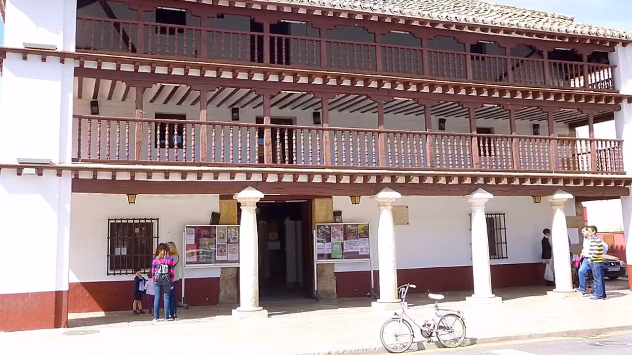 Galerías de madera de la Posada de los Portales en Tomelloso, Ciudad Real.