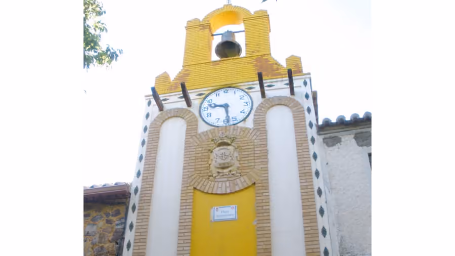 Plaza del Ayuntamiento en Argamasilla de Calatrava, Ciudad Real.