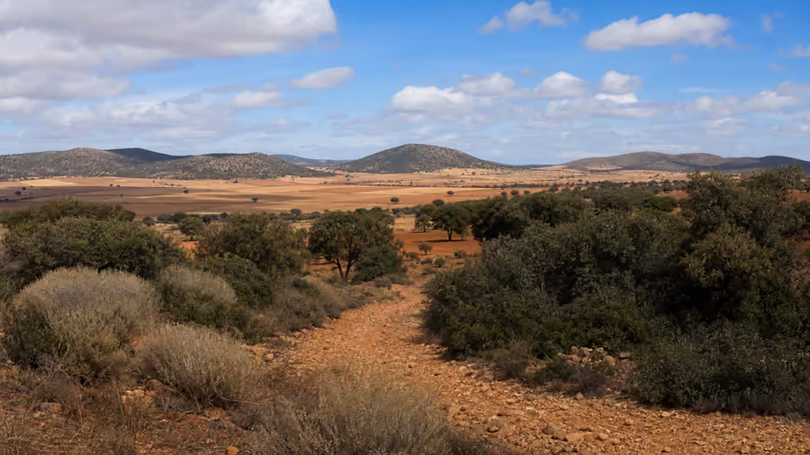 Recreación visual de Sierra Gorda en Argamasilla de Calatrava, Ciudad Real.
