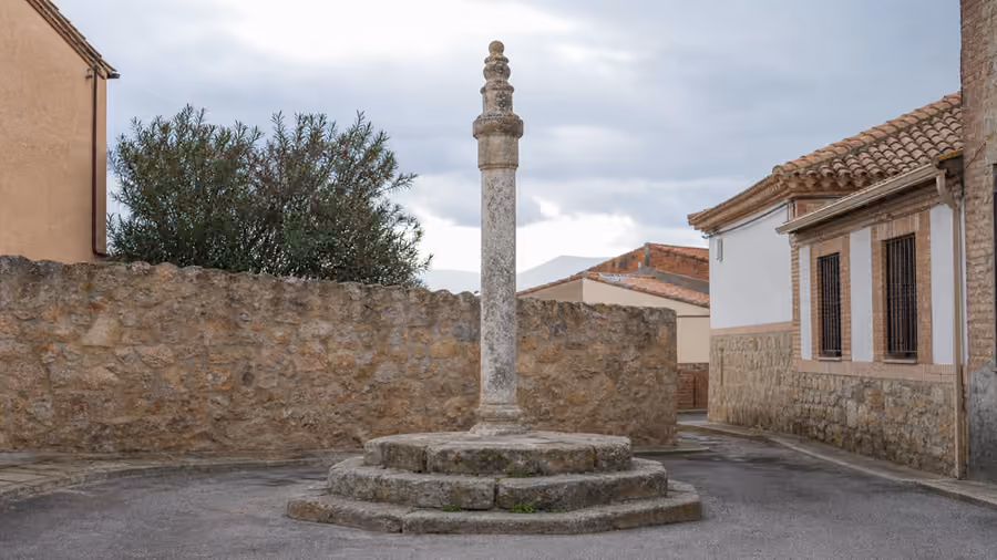 Recreación visual de Rollo de Justicia en Los Navalmorales, Toledo.