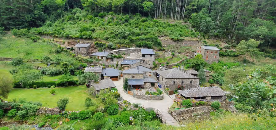 Vista de Taramundi, Asturias