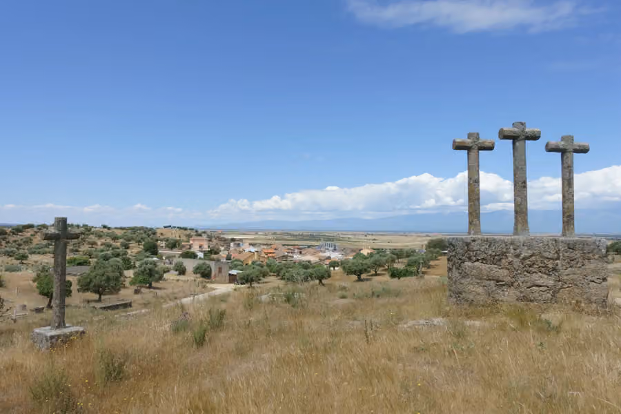 Vista de Herreruela de Oropesa, Toledo