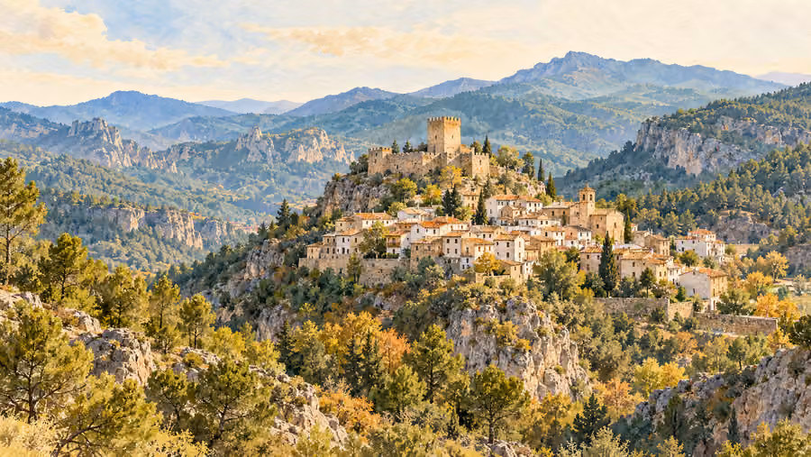 Vista de Yeste, Albacete